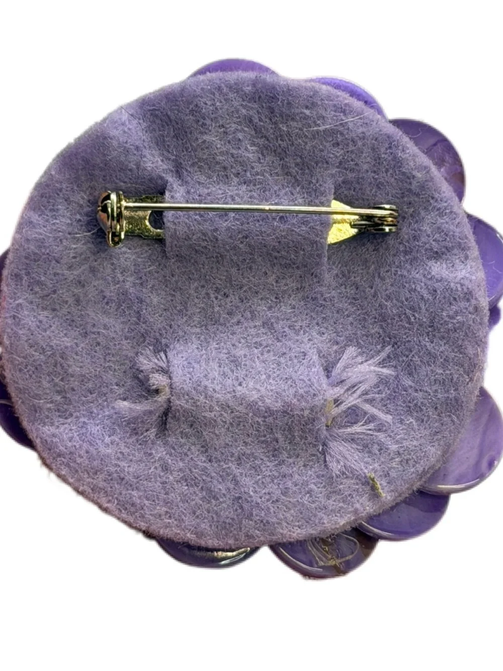 Vintage Purple Statement Brooch
